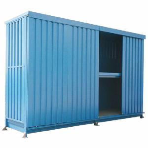Containers d'entreposage acier verni