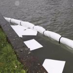 Barrage absorbant avec jupe PVC réutilisable