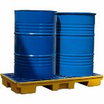 Plate-forme de rétention PE pour 2 fûts de 60 litres