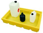 Bac de rétention PE 100 l. pour petits contenants