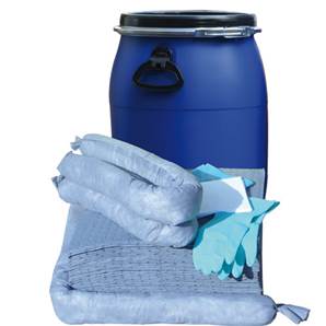 Kit antipollution tous liquides en fût P.E - 64 litres