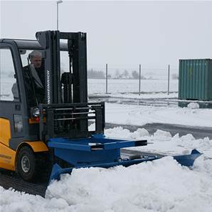 Lame chasse-neige pour chariot élévateur