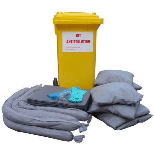 Kit antipollution mobile produits chimiques - 145 litres