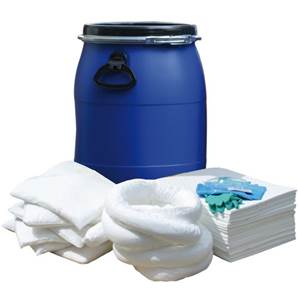 Kit antipollution hydrocarbures en fût P.E - 238 litres