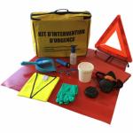 Kit antipollution ADR sans absorbants en sac de transport