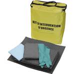 Kit antipollution tous liquides en sac de transport - 10 litres