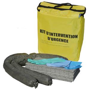 Kit antipollution tous liquides en sac de transport - 20 litres