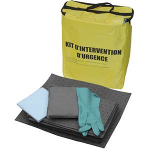 Kit antipollution tous liquides en sac de transport - 10 litres